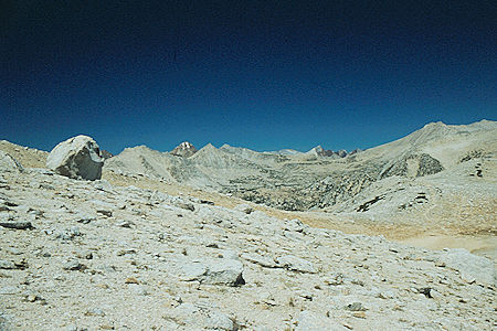 View toward Pioneer Basin from Mono Pass Trail - 1987
