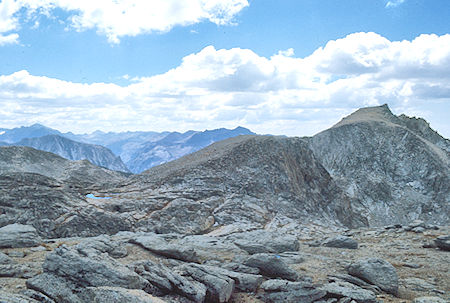 Turret Peak (right) - John Muir Wilderness 08 Sep 1976