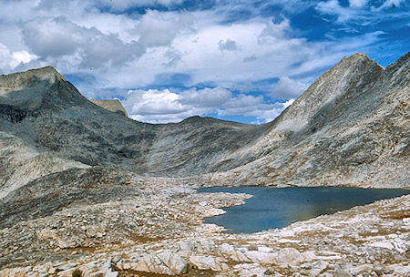 Gemini (left), Jawbone Lake - John Muir Wilderness 9 Sep 1976