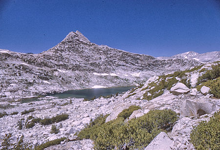 Peak 12260 west of Sapphire Lake - Kings Canyon National Park 18 Aug 1969