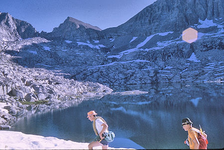 Lake 11,672 on way to Mount Sill - Kings Canyon National Park 25 Aug 1969