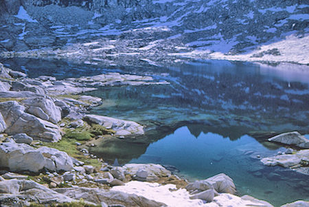 Lake 11,672 on way to Mount Sill - Kings Canyon National Park 25 Aug 1969