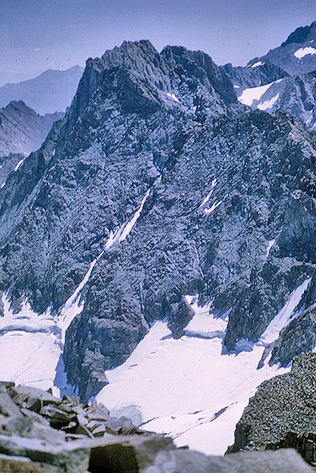 Middle Palisade from Mount Sill - Kings Canyon National Park 25 Aug 1969