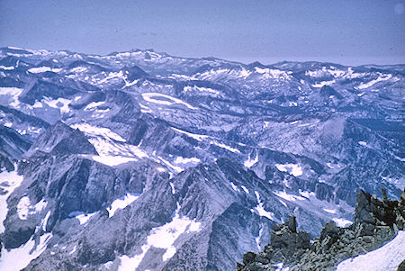Windy Ridge from Mount Sill - Kings Canyon National Park 25 Aug 1969