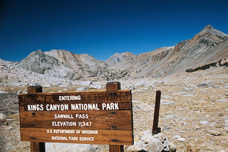 Sierra Nevada - Kings Canyon National Park - Sawmill Pass 1975