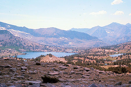 Sierra Nevada - Kings Canyon National Park - Woods Lake and basin from near Sawmill Pass 1972