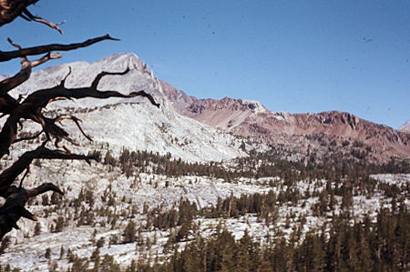 Sierra Nevada - Kings Canyon National Park - Cardinal Mountain from Woods Lake Trail 1972