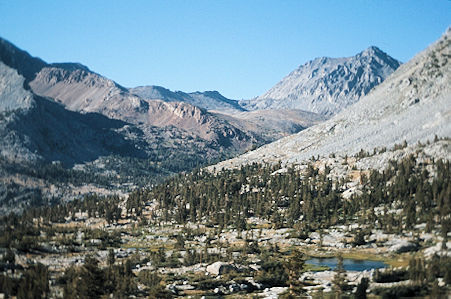 Sierra Nevada - Kings Canyon National Park - Looking toward John Muir Trail and Pinchot Pass 1975