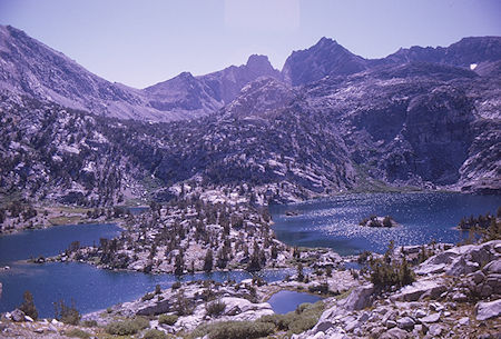 Rae Lakes from Sixty Lakes Trail - Kings Canyon National Park 31 Aug 1970