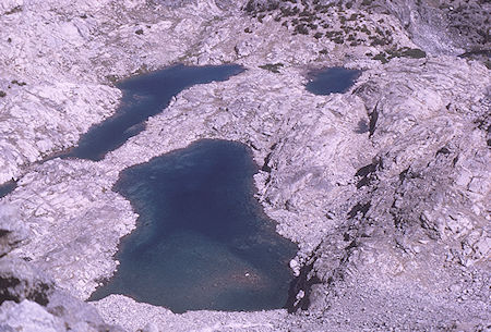 Lakes below Glen Pass - Kings Canyon National Park 29 Aug 1970
