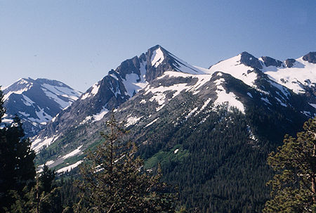 Kennedy Peak from side of Leavitt Peak - Emigrant Wilderness 1995