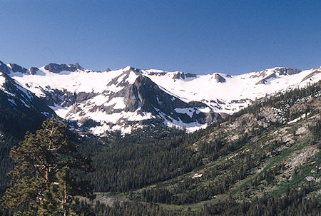 Molo Mountain, Soda Canyon from side of Leavitt Peak - Emigrant Wilderness 1995