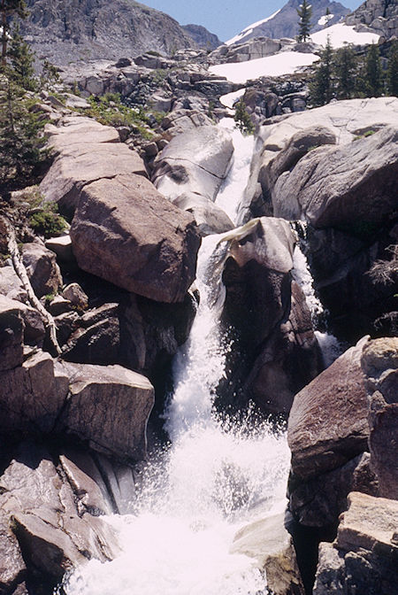 Upper Soda Canyon cascade - Emigrant Wilderness 1995