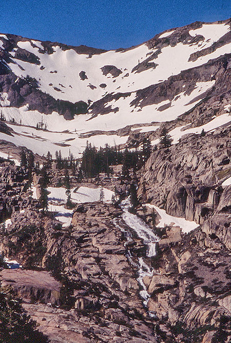 Lost Lake cascades - Emigrant Wilderness 1995