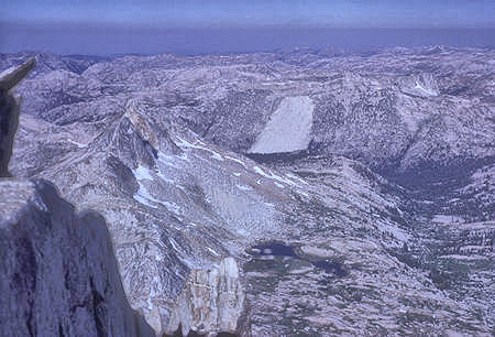 Finger Peaks, the Slide, Slide Mountain from top of Matterhorn Peak - Yosemite National Park - 23 Aug 1962