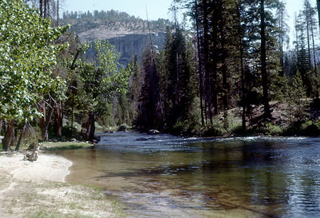Merced River at Sunrise Trail Junction - Yosemite National Park - 16 Aug 1958