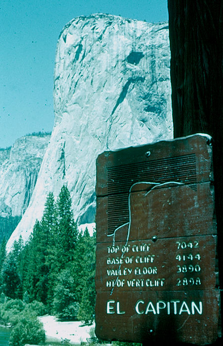El Capitan - Yosemite National Park Jul 1957