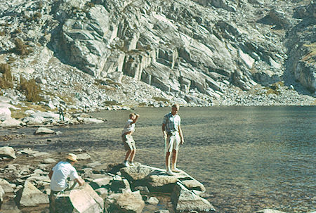 Fishing in Golden Trout Lake - John Muir Wilderness 14 Aug 1960
