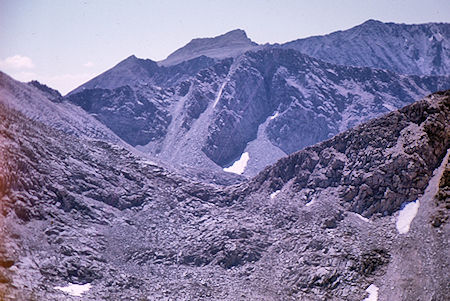 Mather Pass from Cirque Pass Peak - Kings Canyon National Park 24 Aug 1970