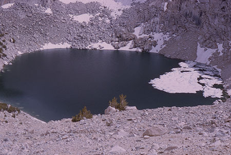 Big Pot Hole Lake on Kearsarge Pass Trail - Kearsarge Pass 14 Aug 1965