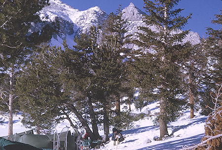 Camp at Gilbert Lake - Kearsarge Pass 1967