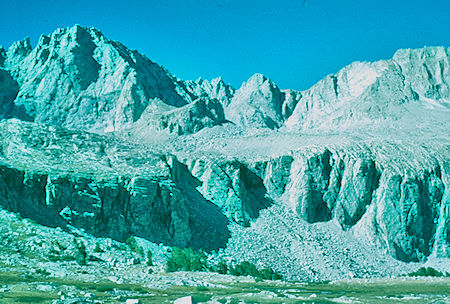 Kings-Kern Divide from Forester Pass trail - Kings Canyon National Park 31 Aug 1960