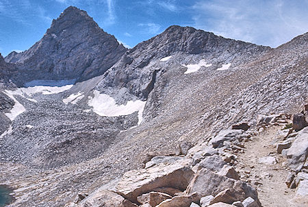 Junction Peak from Forester Pass trail - Kings Canyon National Park 23 Aug 1971
