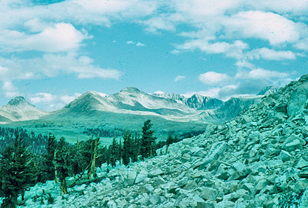 View from Bighorn Plateau trail - Sequoia National Park 01 Sep 1960
