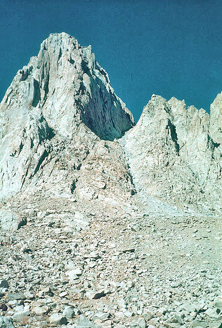 Mt Whitney Mountaineer's Route from Iceberg Lake