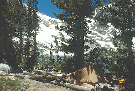 Tower Lake camp, route to Mary Lake in Yosemite - Hoover Wilderness 1991