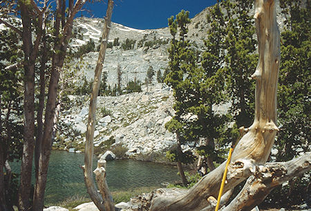 Helen Lake saddle from Tower Lake - Hoover Wilderness 1991