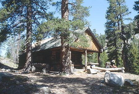 Cabin/Ranger Station at Upper Piute Meadow - Hoover Wilderness 1992