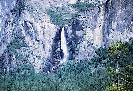 Bridalveil Falls from Wawona Tunnel - Yosemite National Park 01 Jun 1968