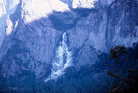 Bridalveil Falls from Wawona Tunnel - Yosemite National Park 03 Jan 1970