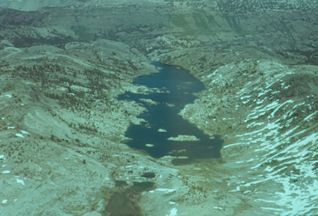 Garnet Lake from Banner Peak - Ansel Adams Wilderness - Jul 1960
