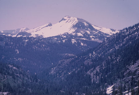 Mammoth Mountain from Shadow Creek trail - Ansel Adams Wilderness - Jul 1969