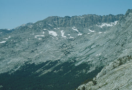 The Pinnacles from near Pilot Knob - 1982
