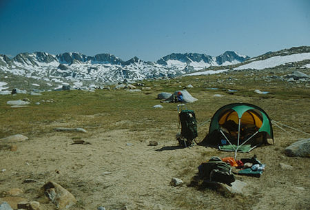 Glacier Divide from camp - 1982