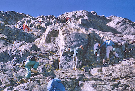 Climbing Mt. Goddard - Kings Canyon National Park 26 Aug 1964