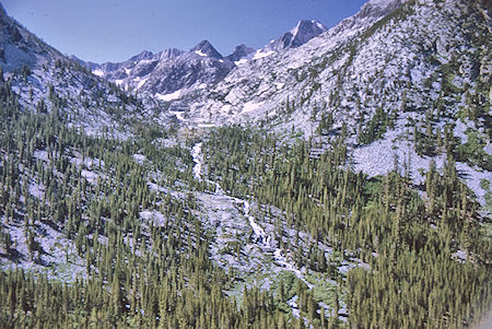 Cataract Creek from Glacier Creek - Kings Canyon National Park 26 Aug 1969