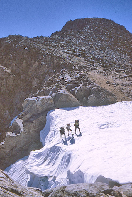 Almost on top of Cataract Creek Pass - Kings Canyon National Park 27 Aug 1969