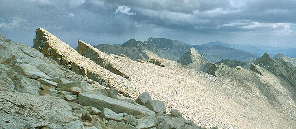 Whitney Crest, Mt. Muir, Discovery Pinnacle - Sequoia National Park 26 Aug 1981