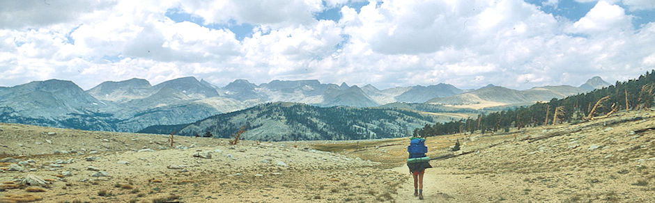 North of Big Horn Plateau, Jim White - Sequoia National Park 28 Aug 1981