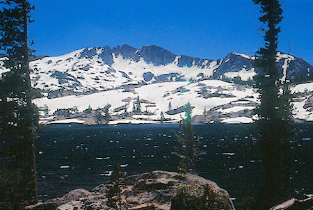 Forsyth Peak over Bonnie Lake - Hoover Wilderness 1995
