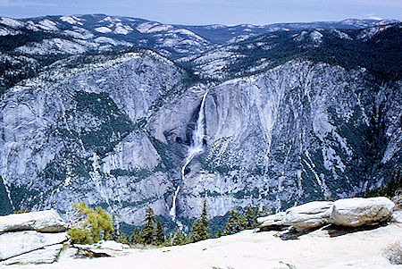 Yosemite Falls from Sentinel Dome - Yosemite National Park 01 Jun 1968