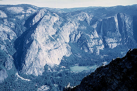 Yosemite Falls and Valley from Taft Point - Yosemite National Park 01 Jun 1968