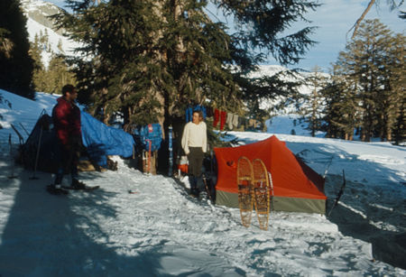 Camp above Lake Ediza - Ansel Adams Wilderness - Dec 1973