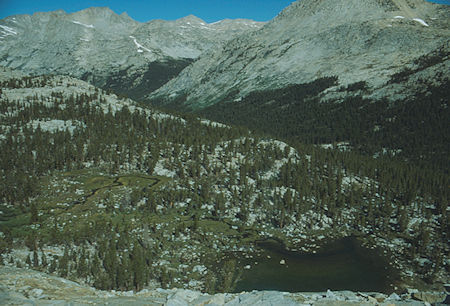 Lower Lobe Lake, Piute Canyon below Pilot Knob - 1983