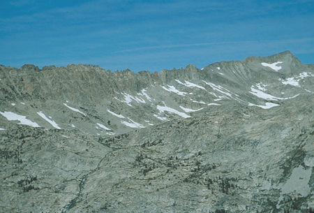The Pinnacles ridge, Gemini mountain, East Pinnacle Creek - 1983