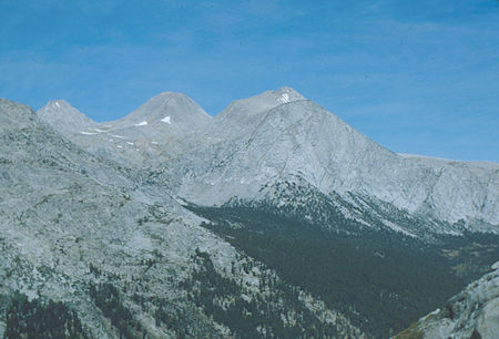 Merriam Peak, Royce Peak over French Canyon - 1983